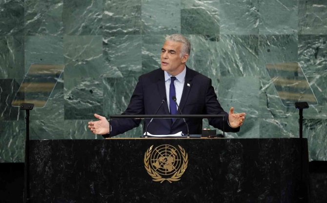 İ̇srail Başbakanı Lapid’den İ̇srail-filistin İhtilafında İki Devletli Çözüm Çıkışı