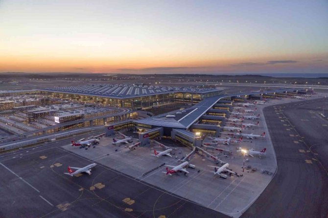 İ̇stanbul Havalimanı Bin 286 Uçuşla Avrupa’nın Zirvesinde Yer Aldı