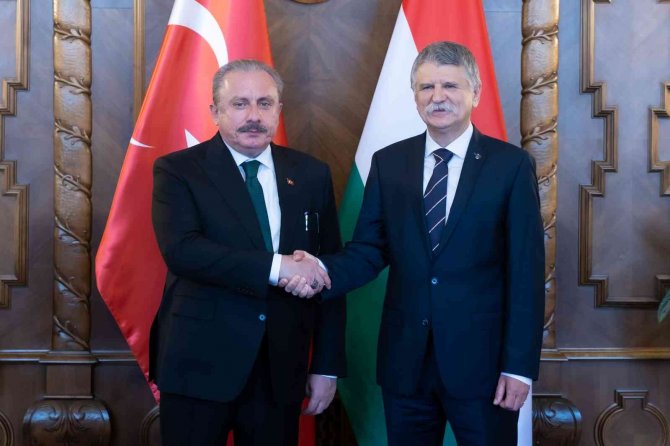 Tbmm Başkanı Şentop, Macaristan Meclis Başkanı Köver’le Görüştü