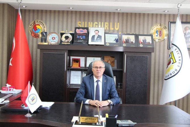 Sungurlu Ticaret Borsası Başkanı Mustafa Kürbüz Güven Tazeledi