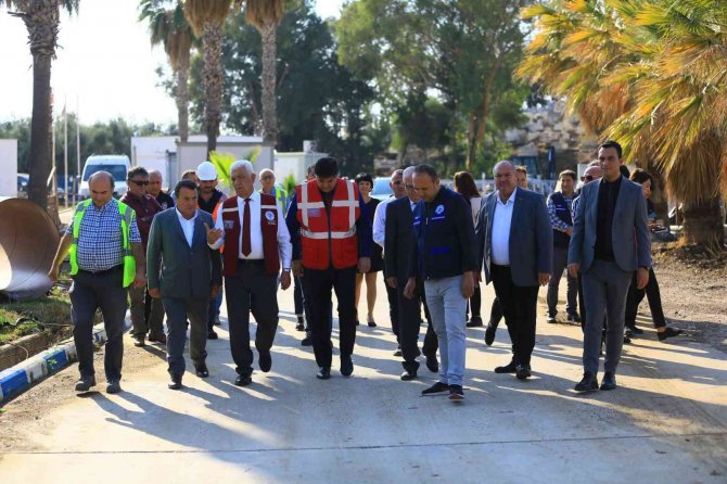 Başkan Gürün, Fethiye’deki Altyapı Çalışmalarını İnceledi