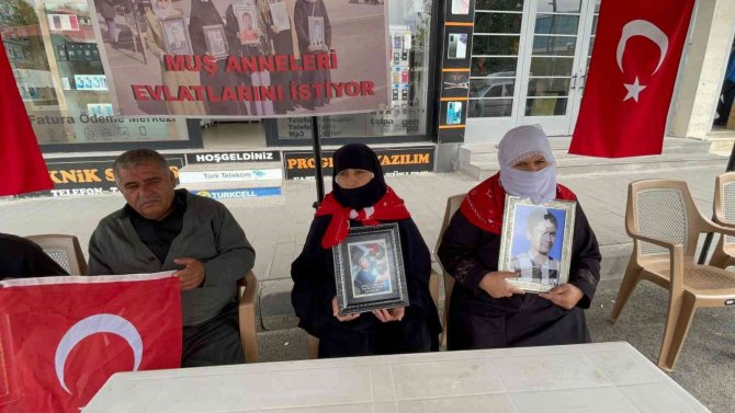 Muş’ta Annelerin Evlat Nöbeti 81’inci Haftaya Girdi
