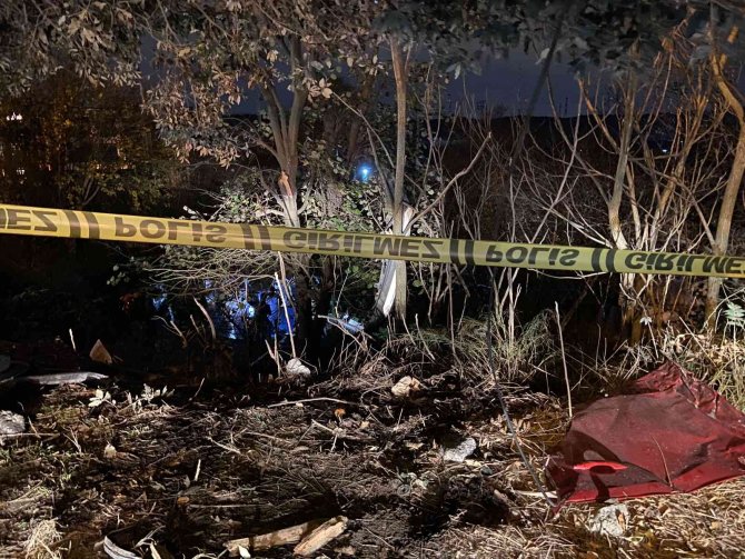 Ağaçlık Alana Uçan Otomobil Alev Alev Yandı: 1’i Polis 2 Kişi Hayatını Kaybetti