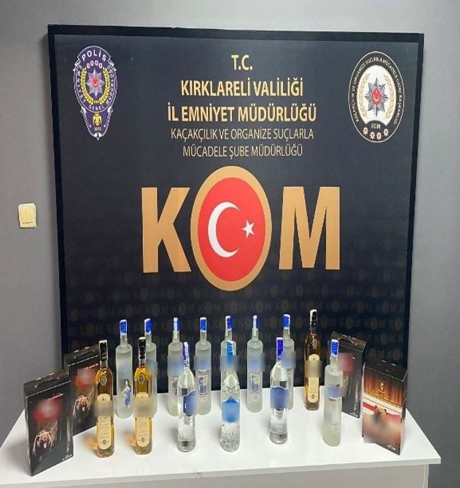 Kırklareli’nde Sahte İçki Operasyonu: 2 Gözaltı