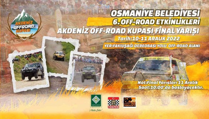 Osmaniye’de Off-road Heyecanı 10 Aralık’ta Başlıyor