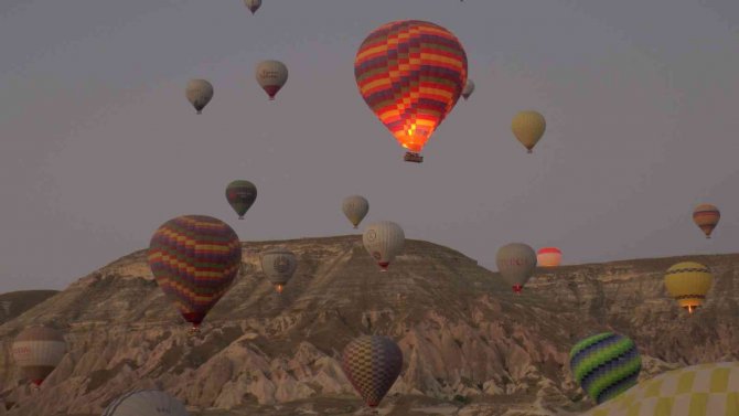 Kapadokya’yı 629 Bin 283 Kişi Kuş Bakışı İzledi