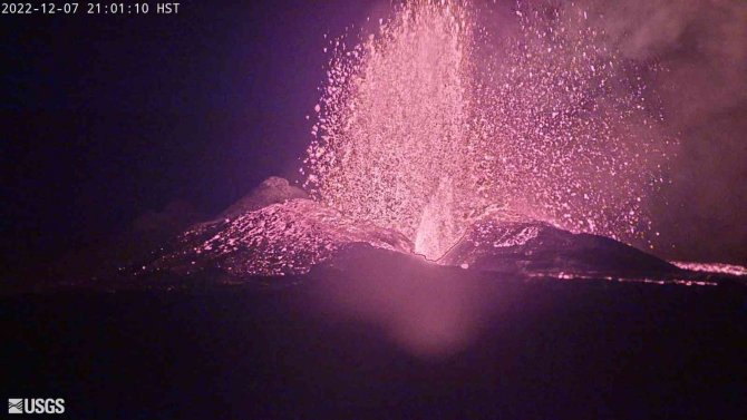 Hawaii’deki Mauna Loa Yanardağı Ana Yol İçin Risk Oluşturmuyor