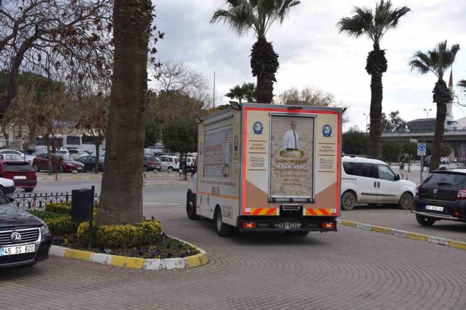 Salihli Belediyesi Deprem Bölgesine Mobil İkram Aracı Gönderdi