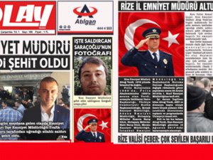 Rize Olay Gazetesini Okudunuz mu? 12 Aralık 2018
