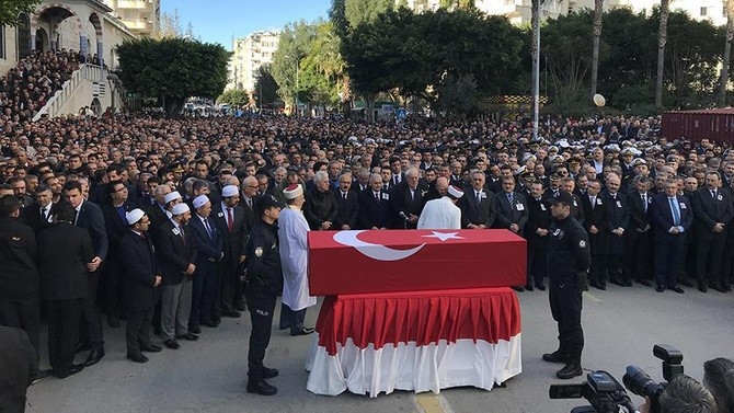 Şehit Emniyet Müdürü Altuğ Verdi Mersin'de gözyaşlarıyla uğurlandı 43