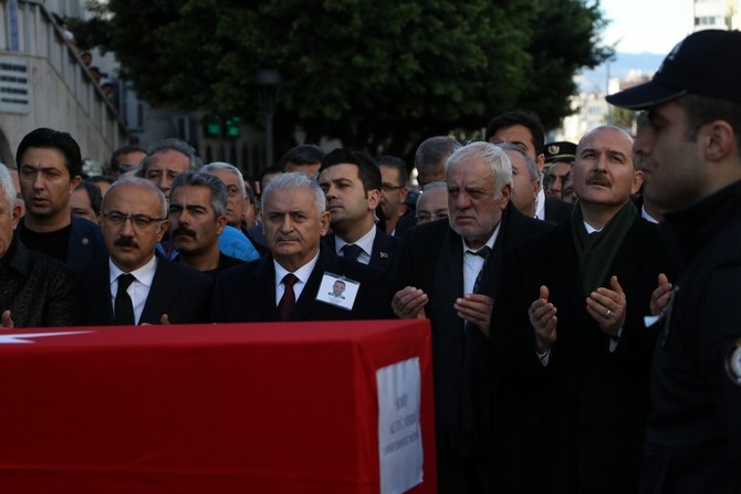 Şehit Emniyet Müdürü Altuğ Verdi Mersin'de gözyaşlarıyla uğurlandı 55