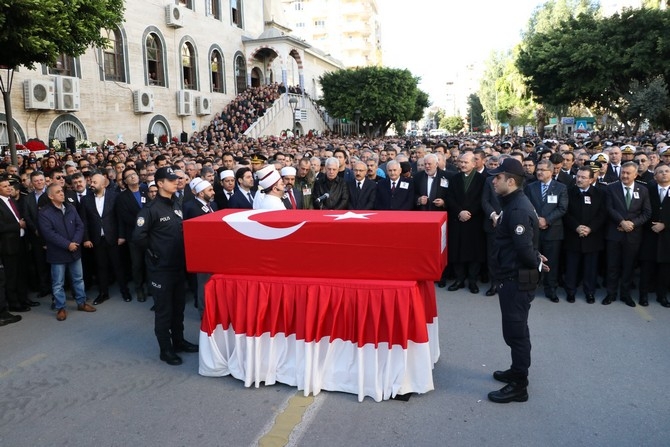 Şehit Emniyet Müdürü Altuğ Verdi Mersin'de gözyaşlarıyla uğurlandı 64