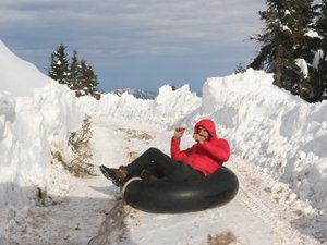 Rizeli vatandaşların kar keyfi