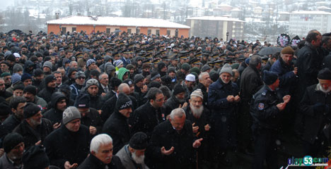 Rize Şehidini Uğurladı! 10
