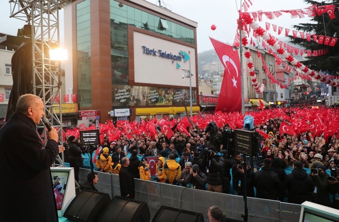 Cumhurbaşkanı Erdoğan, Artvin'de 15