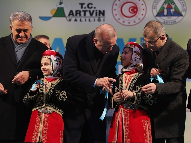 Cumhurbaşkanı Erdoğan, Artvin'de 27