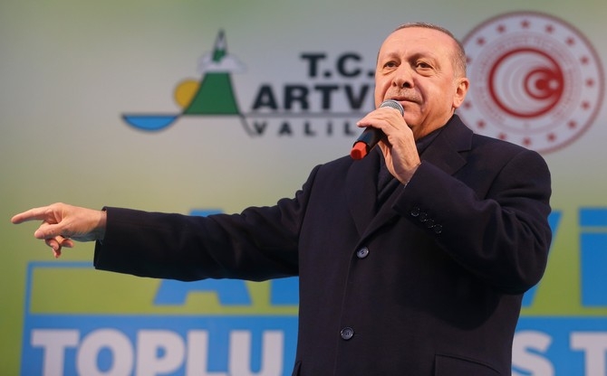 Cumhurbaşkanı Erdoğan, Artvin'de 34