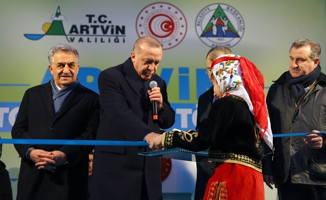 Cumhurbaşkanı Erdoğan, Artvin'de 35
