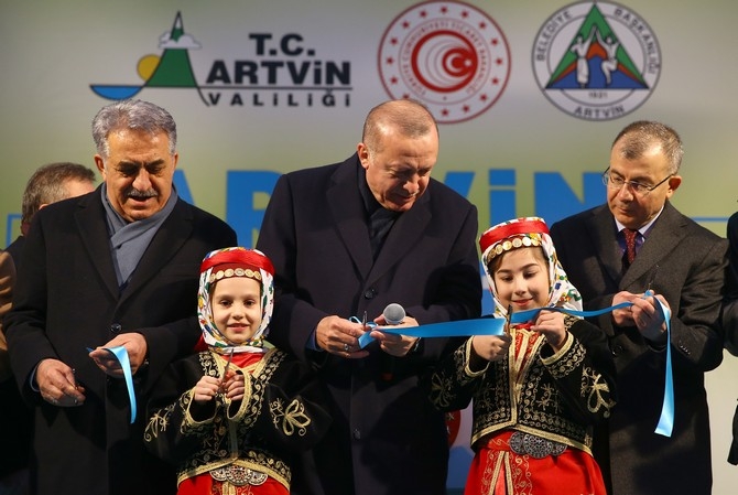 Cumhurbaşkanı Erdoğan, Artvin'de 38