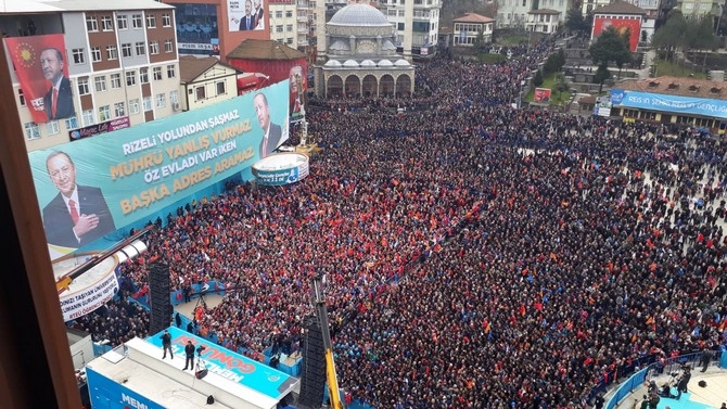 Cumhurbaşkanı Erdoğan Rize'de 18