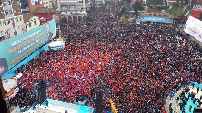 Cumhurbaşkanı Erdoğan Rize'de 20