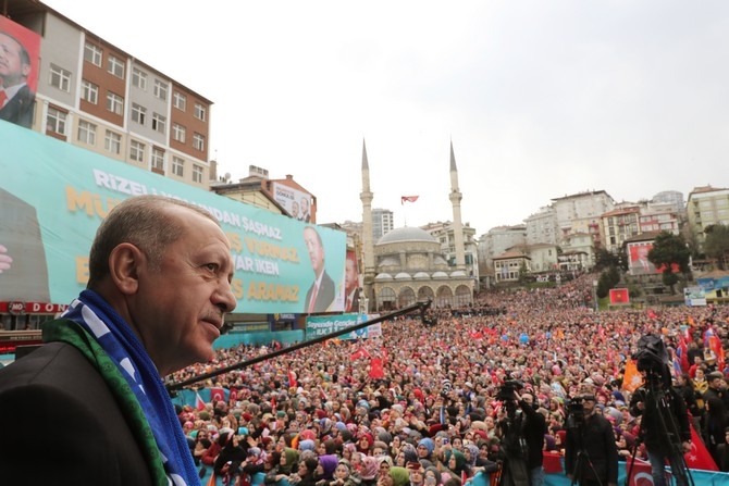 Cumhurbaşkanı Erdoğan Rize'de 47