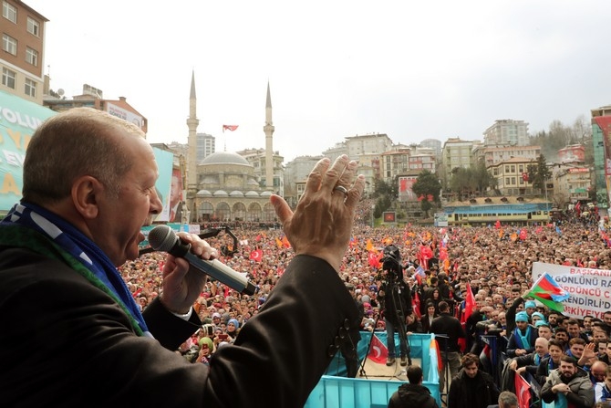 Cumhurbaşkanı Erdoğan Rize'de 5