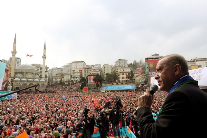 Cumhurbaşkanı Erdoğan Rize'de 50