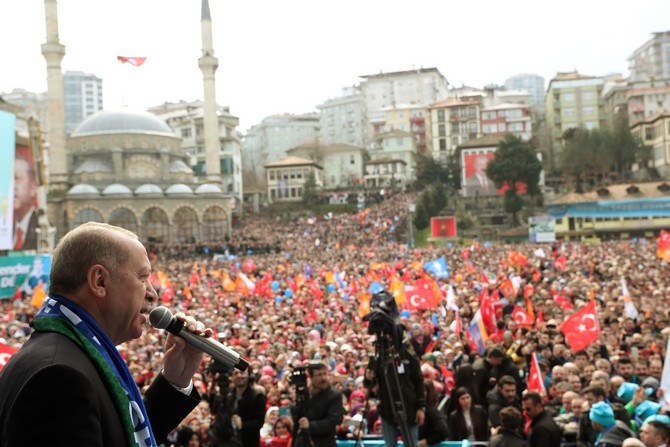 Cumhurbaşkanı Erdoğan Rize'de 6