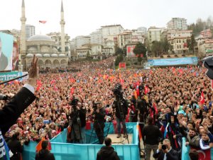 Cumhurbaşkanı Erdoğan Rize'de