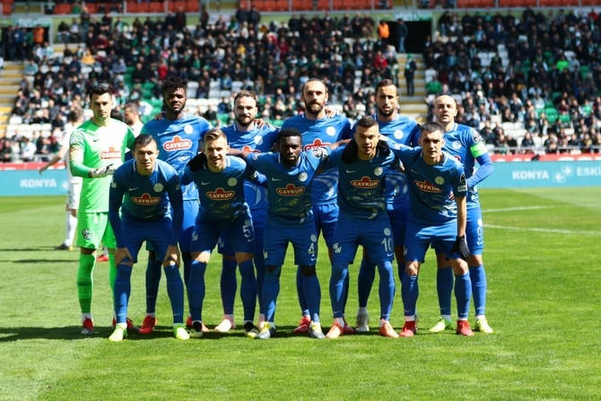 Atiker Konyaspor-Çaykur Rizespor Maçı Fotoğrafları 1