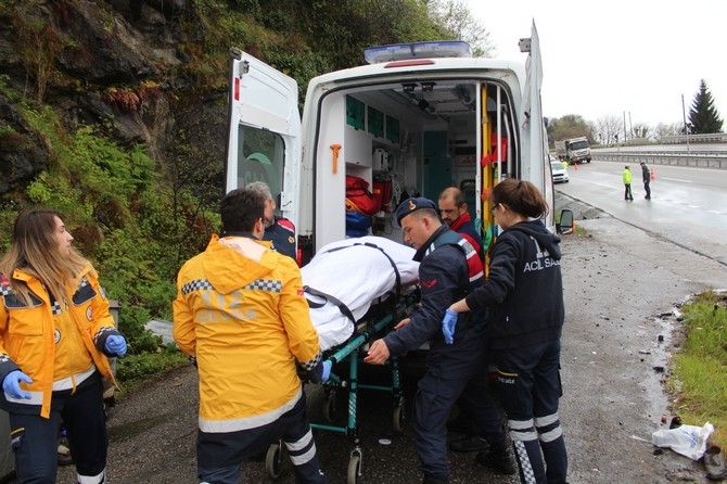 Giresun'daki Kazanın Acısı Rize'ye Düştü 1 Ölü, 1 Ağır Yaralı 6