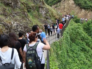 Bayram tatilinde Rize’ye turist akını