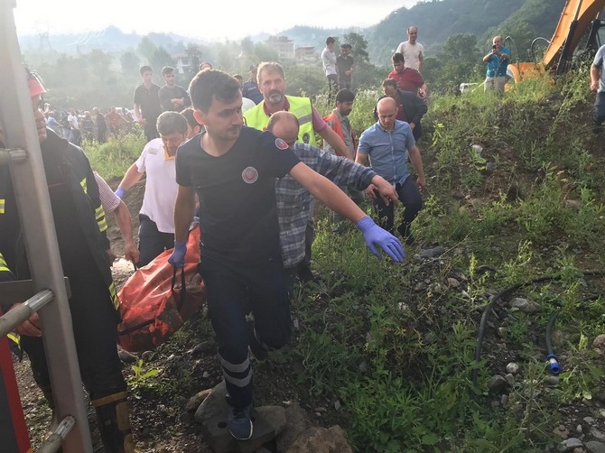 Trabzon'da HES borusu patladı 2 ölü, 2 kayıp 40
