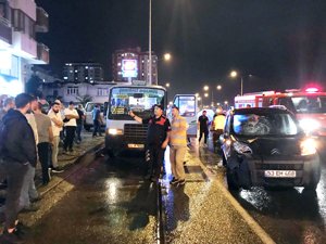 Rize'de Trafik Kazası 2 Yaralı