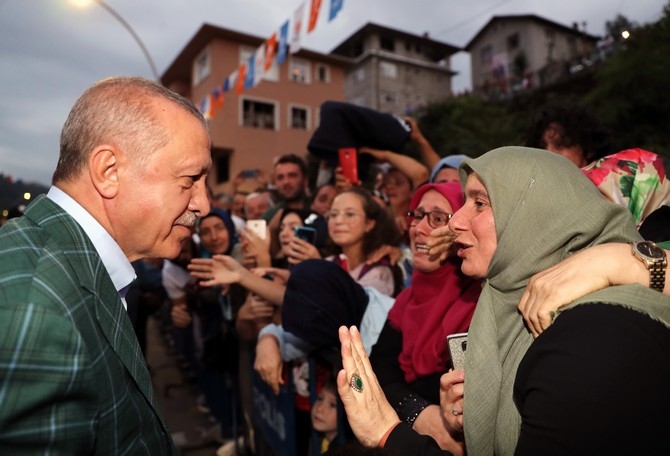 Cumhurbaşkanı Erdoğan Rize'de Toplu Açılış Töreninde 13