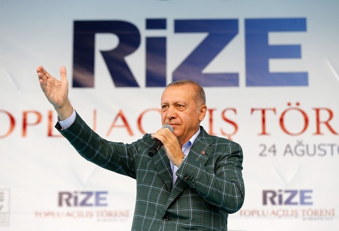 Cumhurbaşkanı Erdoğan Rize'de Toplu Açılış Töreninde 23
