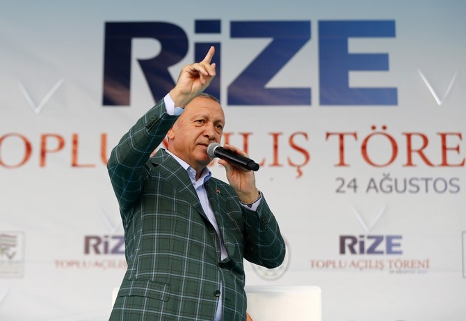 Cumhurbaşkanı Erdoğan Rize'de Toplu Açılış Töreninde 26