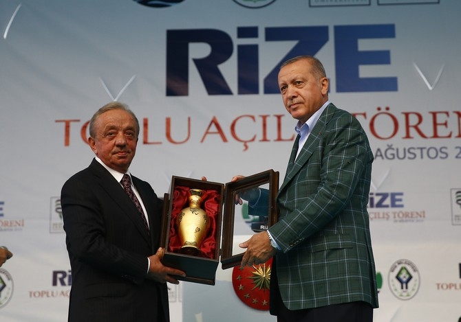 Cumhurbaşkanı Erdoğan Rize'de Toplu Açılış Töreninde 29