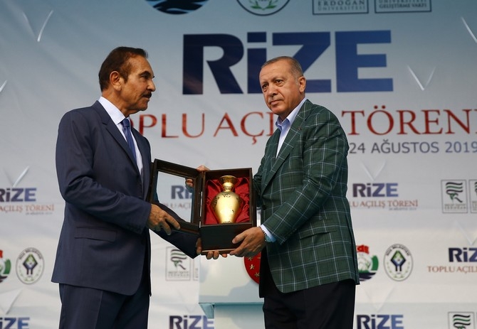 Cumhurbaşkanı Erdoğan Rize'de Toplu Açılış Töreninde 31