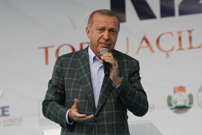 Cumhurbaşkanı Erdoğan Rize'de Toplu Açılış Töreninde 39