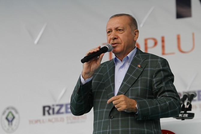 Cumhurbaşkanı Erdoğan Rize'de Toplu Açılış Töreninde 41