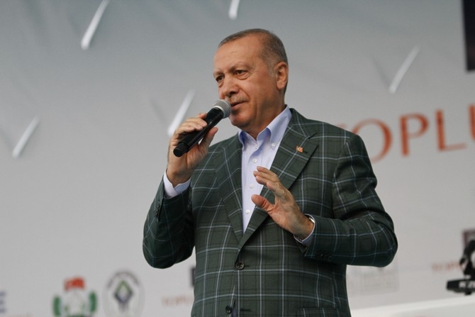 Cumhurbaşkanı Erdoğan Rize'de Toplu Açılış Töreninde 42