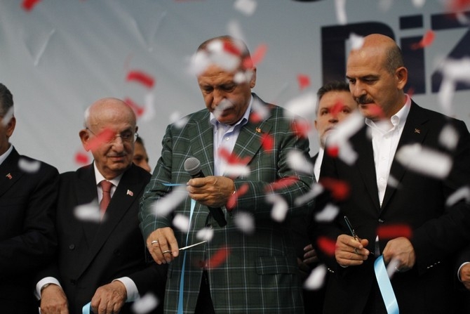 Cumhurbaşkanı Erdoğan Rize'de Toplu Açılış Töreninde 45