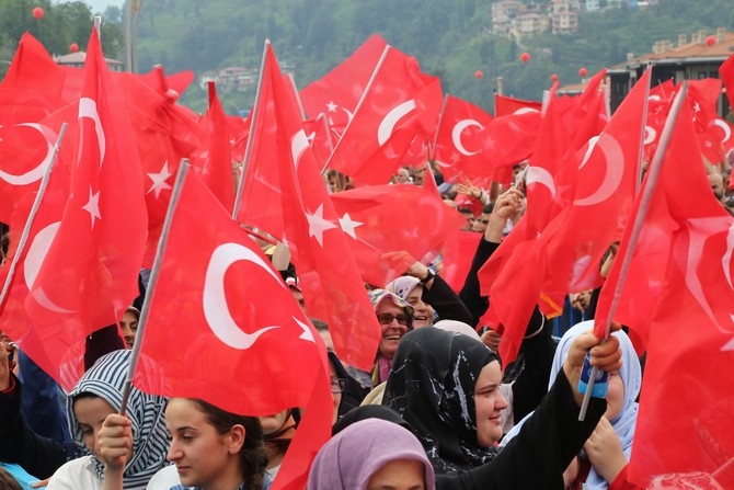 Cumhurbaşkanı Erdoğan Rize'de Toplu Açılış Töreninde 55