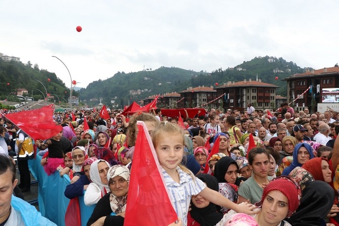 Cumhurbaşkanı Erdoğan Rize'de Toplu Açılış Töreninde 58