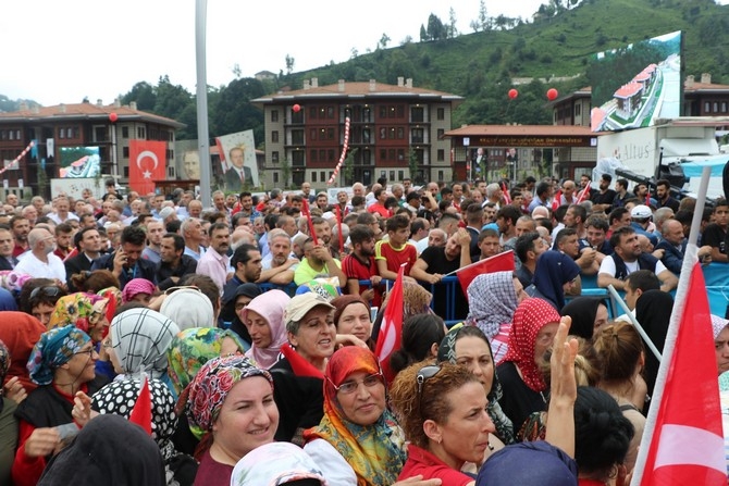 Cumhurbaşkanı Erdoğan Rize'de Toplu Açılış Töreninde 62