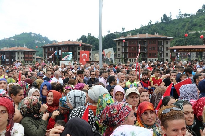 Cumhurbaşkanı Erdoğan Rize'de Toplu Açılış Töreninde 67