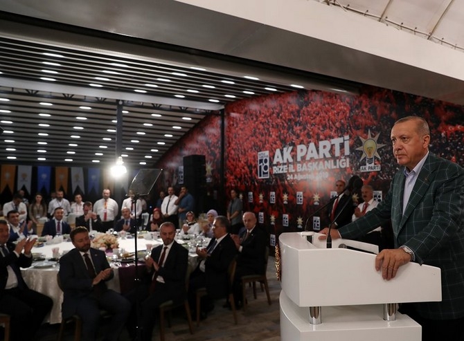 Cumhurbaşkanı Erdoğan, Rize'de 14
