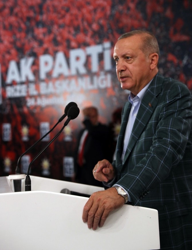 Cumhurbaşkanı Erdoğan, Rize'de 8